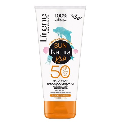 Lirene Sun Natura Kids naturalna emulsja ochronna SPF50 100ml