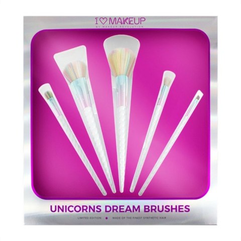 Makeup Revolution I Love Makeup Unicorns Dream Brushes zestaw pędzli do makijażu 5szt. Makeup Revolution I Love Makeup Unicorns Dream Brushes zestaw pędzli do makijażu 5szt.