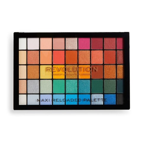 Makeup Revolution Maxi Reloaded Eyeshadow Palette paleta cieni do powiek Big Shot Makeup Revolution Maxi Reloaded Eyeshadow Palette paleta cieni do powiek Big Shot