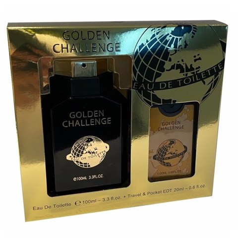 Omerta Golden Challenge zestaw woda toaletowa spray 100ml + woda toaletowa spray 20ml Omerta Golden Challenge zestaw woda toaletowa spray 100ml + woda toaletowa spray 20ml