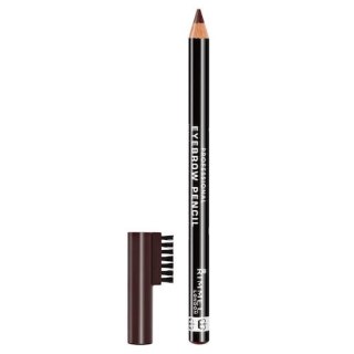 Rimmel Professional Eyebrow Pencil kredka do brwi z grzebykiem 001 Dark Brown 1.4g