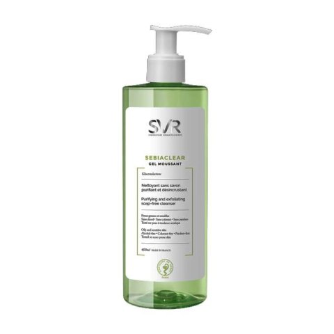 SVR Sebiaclear Gel Moussant oczyszczający żel do mycia do twarzy tłustej i trądzikowej 400ml SVR Sebiaclear Gel Moussant oczyszczający żel do mycia do twarzy tłustej i trądzikowej 400ml
