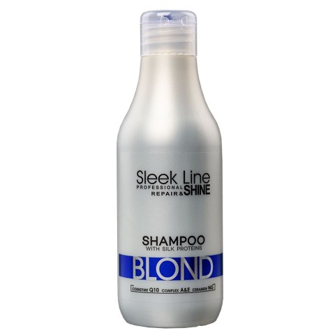 Stapiz Sleek Line Blond Shampoo szampon do włosów blond zapewniający platynowy odcień 300ml Stapiz Sleek Line Blond Shampoo szampon do włosów blond zapewniający platynowy odcień 300ml