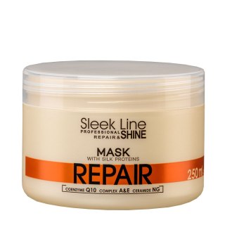 Sleek Line Repair Mask maska z jedwabiem do włosów zniszczonych 250ml