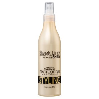 Stapiz Sleek Line Styling 2 Phases Thermal Protection dwufazowy płyn z jedwabiem do prostowania włosów 300ml