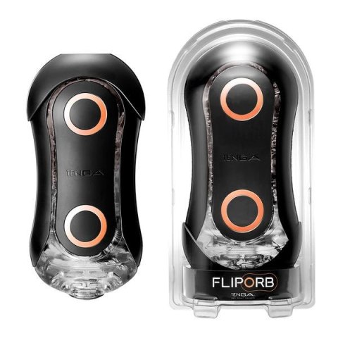 TENGA Flip ORB Strong Orange Crash masturbator wielokrotnego użytku TENGA Flip ORB Strong Orange Crash masturbator wielokrotnego użytku