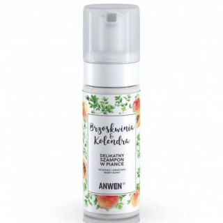 Anwen Szampon w piance do suchej i wrażliwej skóry głowy Brzoskwinia & Kolendra 170ml