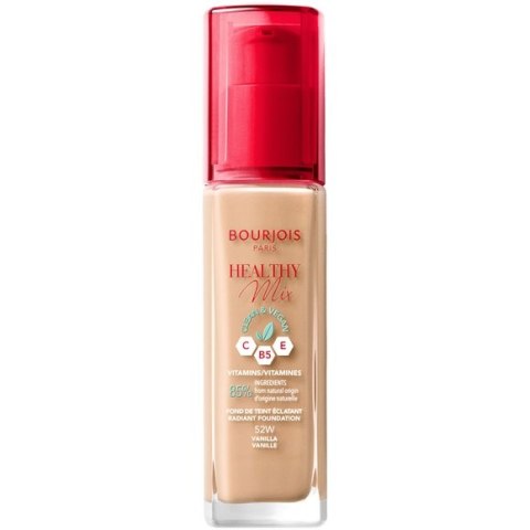Bourjois Healthy Mix Clean wegański podkład rozświetlający 52 Vanilla 30ml Bourjois Healthy Mix Clean wegański podkład rozświetlający 52 Vanilla 30ml