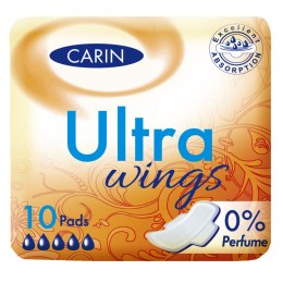 Ultra Wings podpaski higieniczne 10szt Carin