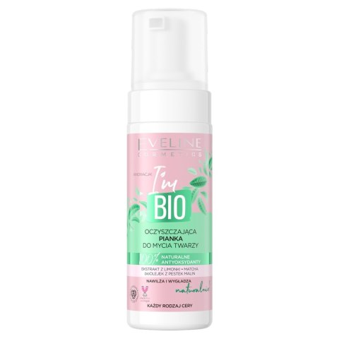 Eveline Cosmetics I'm Bio oczyszczająca pianka do mycia twarzy 150ml Eveline Cosmetics I'm Bio oczyszczająca pianka do mycia twarzy 150ml