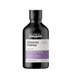 Serie Expert Chroma Creme Purple Shampoo kremowy szampon do neutralizacji żółtych tonów na włosach blond 300ml L'Oreal Professionnel