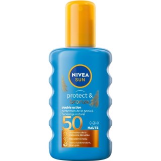 Nivea Sun Protect & Bronze balsam w sprayu aktywujący naturalną opaleniznę SPF50 200ml