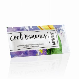 Anwen Cool Bananas bananowa maska ochładzająca kolor do włosów blond 10ml