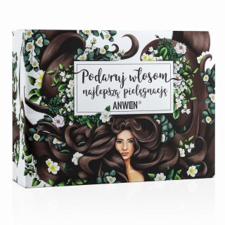 Anwen Podaruj Włosom Najlepszą Pielęgnację zestaw Hair Me More szampon do włosów 200ml + Nothing Sili maska do włosów 200ml + Happy En