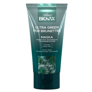 BIOVAX Glamour Ultra Green For Brunettes maska do włosów dla brunetek 150ml