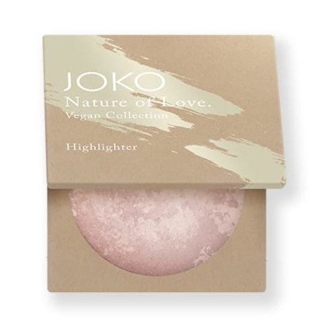 Joko Nature of Love Vegan Collection Highlighter rozświetlacz do twarzy i ciała 01 9g Joko Nature of Love Vegan Collection Highlighter rozświetlacz do twarzy i ciała 01 9g