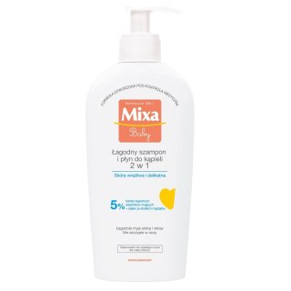 MIXA Baby łagodny szampon i płyn do kąpieli 2w1 250ml