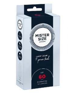 Mister Size Condoms prezerwatywy dopasowane do rozmiaru 60mm 10szt.
