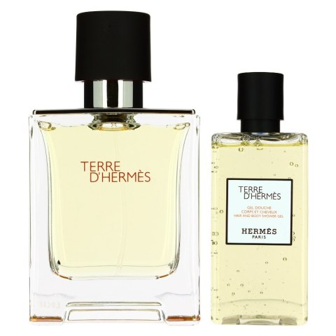 Hermes Terre D'Hermes zestaw woda toaletowa spray 100ml + żel pod prysznic 80ml Hermes Terre D'Hermes zestaw woda toaletowa spray 100ml + żel pod prysznic 80ml