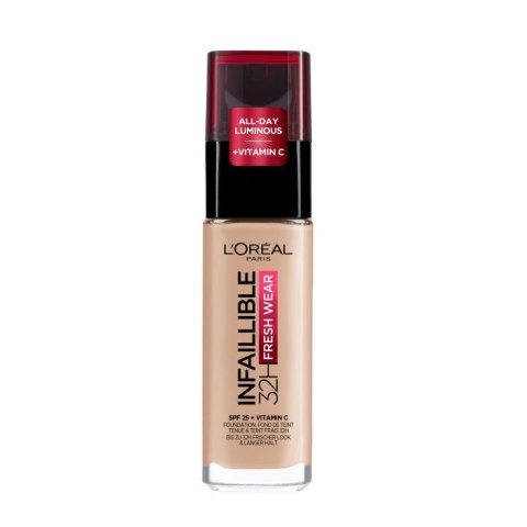 L'Oreal Paris Infallible 32H Fresh Wear Foundation długotrwały podkład do twarzy 110 Rose Vanilla 30ml L'Oreal Paris Infallible 32H Fresh Wear Foundation długotrwały podkład do twarzy 110 Rose Vanilla 30ml