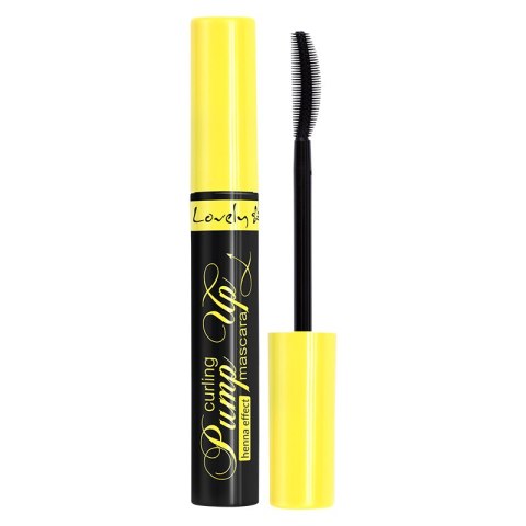 Pump Up Curling Henna Effect Mascara tusz do rzęs z efektem henny Black 8g Lovely