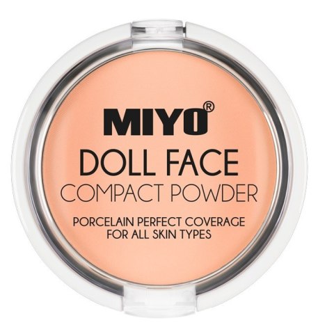 MIYO Doll Face Compact Powder puder matujący do twarzy 01 Vanilla 7.5g