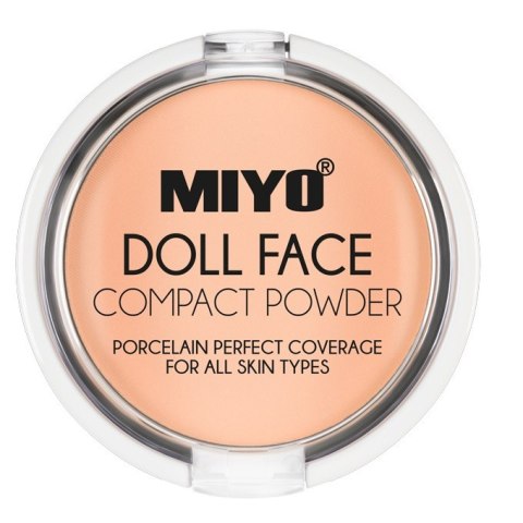 MIYO Doll Face Compact Powder puder matujący do twarzy 02 Cream 7.5g MIYO Doll Face Compact Powder puder matujący do twarzy 02 Cream 7.5g