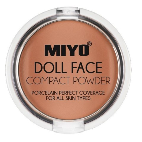 MIYO Doll Face Compact Powder puder matujący do twarzy 04 Camel 7.5g MIYO Doll Face Compact Powder puder matujący do twarzy 04 Camel 7.5g