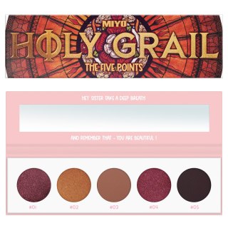 MIYO The Five Points Palette paleta cieni do powiek Holy Grail 6.5g