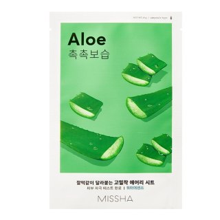 Missha Airy Fit Sheet Mask nawilżająco-uelastyczniająca maseczka w płachcie z aloesem Aloe 19ml