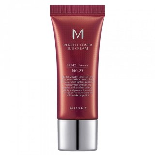 Missha M Perfect Cover BB Cream SPF42/PA+++ wielofunkcyjny krem BB No.27 Honey Beige 20ml