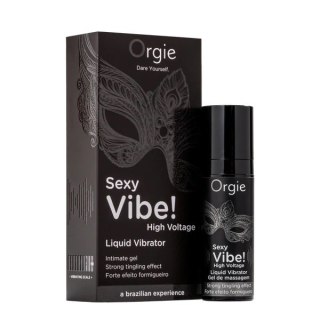 Orgie Sexy Vibe! Liquid Vibrator High Voltage wibrujący żel stymulujący 15ml