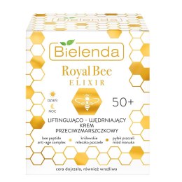 Royal Bee Elixir 50+ liftingująco-ujędrniający krem przeciwzmarszczkowy na dzień i noc 50ml Bielenda