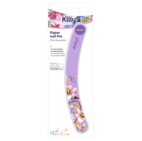 KillyS Floralove pilnik fioletowy banan 180/240 KillyS Floralove pilnik fioletowy banan 180/240