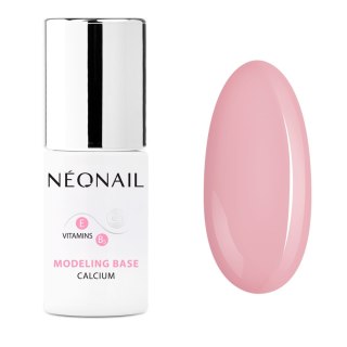 NeoNail Modeling Base Calcium baza hybrydowa Neutral Pink 7.2ml