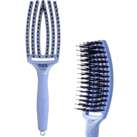 Olivia Garden Fingerbrush Pearl Blue Szczotka do rozczesywania włosów Olivia Garden Fingerbrush Pearl Blue Szczotka do rozczesywania włosów