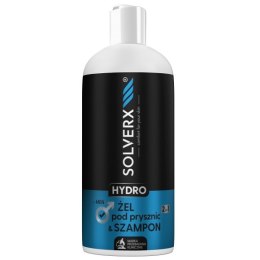 Hydro żel pod prysznic i szampon 2w1 dla mężczyzn 400ml SOLVERX