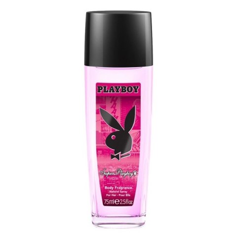 Super Playboy For Her perfumowany dezodorant spray szkło 75ml Playboy Super Playboy For Her perfumowany dezodorant spray szkło 75ml Playboy