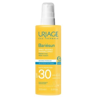 Bariesun Invisible Spray wodoodporny spray przeciwsłoneczny SPF30 200ml URIAGE