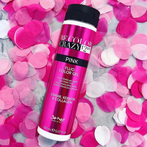 Be Color Crazy Toner w Żelu 12 minute Pink 150 ml