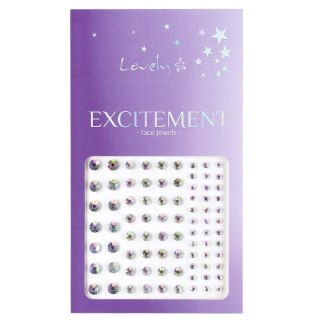 Excitement Face Jewels samoprzylepne cyrkonie na twarz Lovely