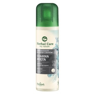 Farmona Herbal Care Czarna Mięta odświeżający dezodorant do stóp i butów 150ml