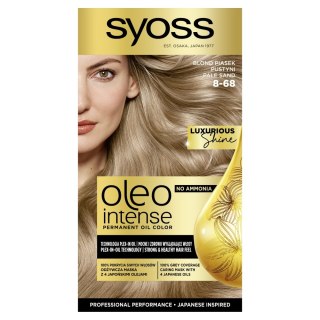 Syoss Oleo Intense farba do włosów trwale koloryzująca z olejkami 8-68 Blond Piasek Pustyni