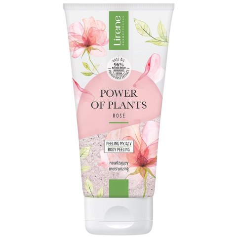 Power of Plants nawilżający peeling myjący Róża 175ml Lirene Power of Plants nawilżający peeling myjący Róża 175ml Lirene