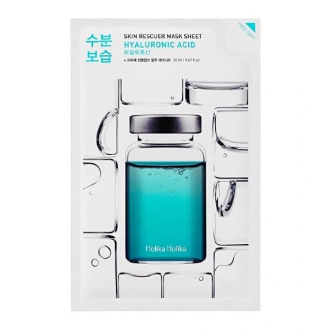 HOLIKA HOLIKA Skin Rescuer Mask Sheet Hyaluronic Acid nawilżająca maska w płachcie z kwasem hialuronowym HOLIKA HOLIKA Skin Rescuer Mask Sheet Hyaluronic Acid nawilżająca maska w płachcie z kwasem hialuronowym