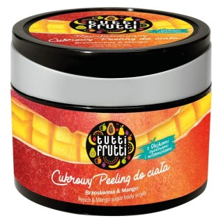 Tutti Frutti cukrowy peeling do ciała Brzoskwinia & Mango 300g Farmona