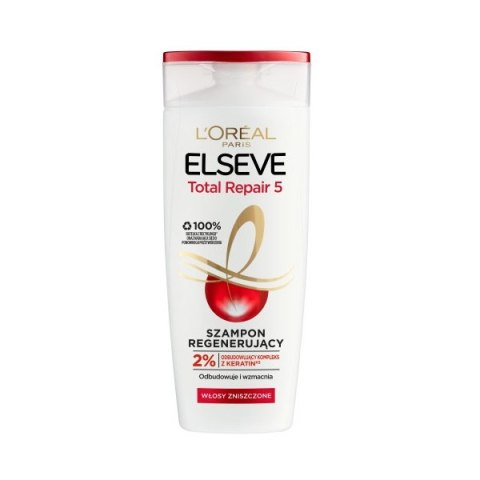L'Oreal Paris Elseve Total Repair 5 szampon regenerujący do włosów zniszczonych 400ml L'Oreal Paris Elseve Total Repair 5 szampon regenerujący do włosów zniszczonych 400ml