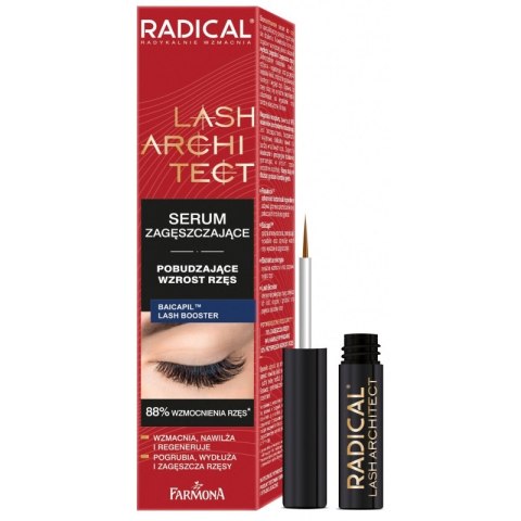 Radical Lash Architect serum zagęszczające pobudzające wzrost rzęs 5ml Farmona