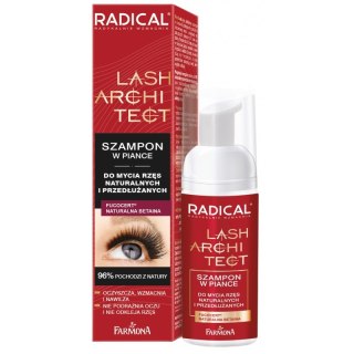 Farmona Radical Lash Architect szampon w piance do mycia rzęs naturalnych i przedłużanych 50ml