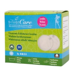 Silver Care wkładki laktacyjne wielorazowe z bawełny organicznej 2szt Masmi